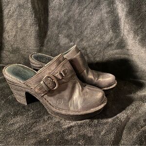 Born Hand Crafted Footwear Leather Clogs